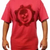 Bioworld Gears Of War Logo Red Men's T-Shirt