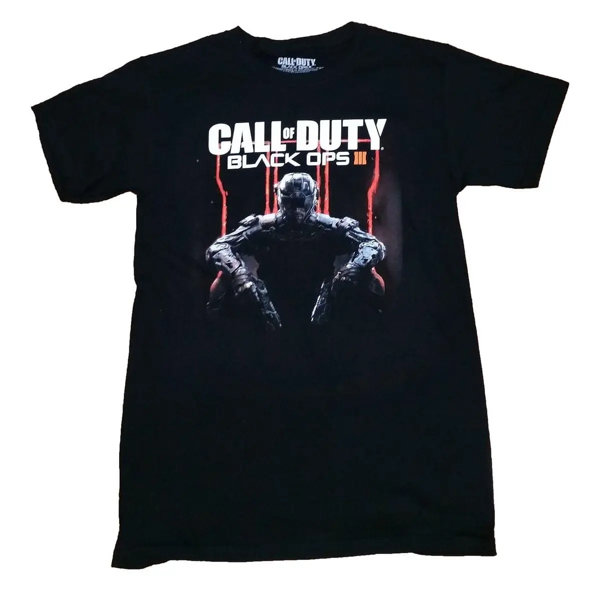 Bioworld Call Of Duty Black Ops 3 Character Logo Adult T-Shirt