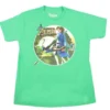 Bioworld Legend Of Zelda: Breath Of The Wild Link With Bow Green Youth T-Shirt