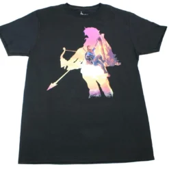 Bioworld Legend Of Zelda: Breath Of The Wild Link Climbing Men's Black T-Shirt