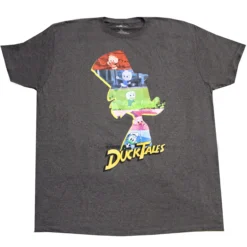 Bioworld Disney Duck Tales Characters Charcoal T-Shirt