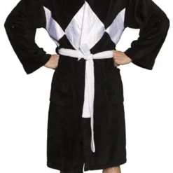 Costume Agent Power Rangers Adult Costume Robe, Black