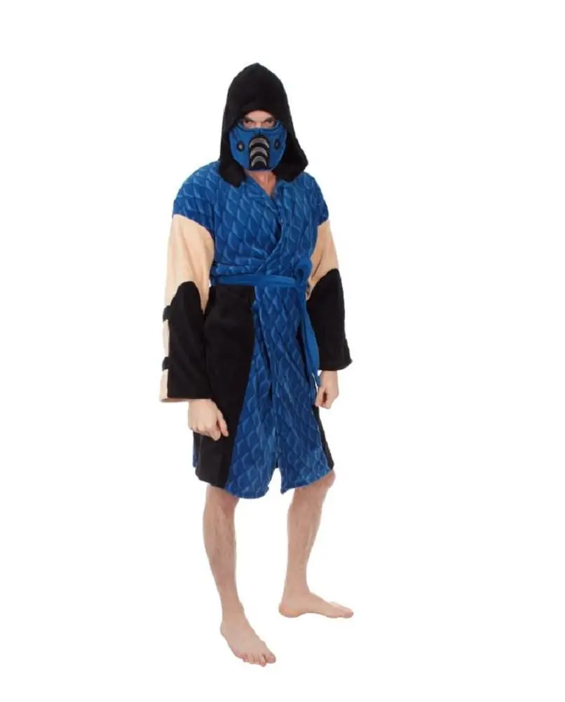 Costume Agent Mortal Kombat Adult Costume Robe, Sub-Zero