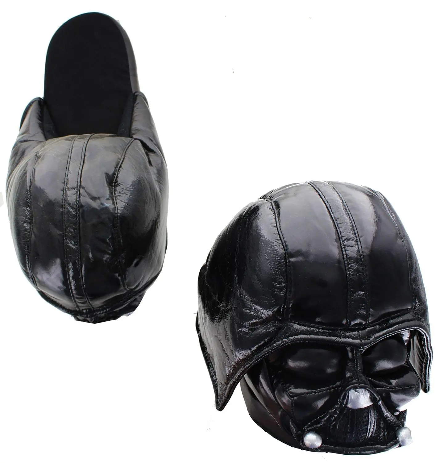 Comic Images Star Wars Darth Vader Adult 3D Plush Slippers - Medium 9/10