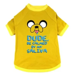 Crowded Coop, LLC Adventure Time "Jake Saliva" Pet T-Shirt
