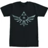 Diamond Comic Distributors Inc Legend Of Zelda Skyward Sword Triforce Logo Black T-Shirt