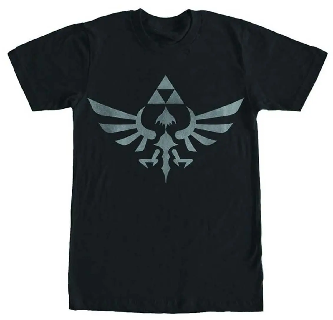 Diamond Comic Distributors Inc Legend Of Zelda Skyward Sword Triforce Logo Black T-Shirt