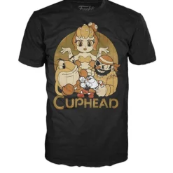 FUNKO Cuphead Pop! Tees "Cuphead And Bosses" Men's T-Shirt