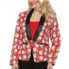 Forum Novelties Santa Claus Blazer Adult Women