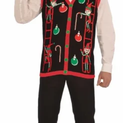Forum Novelties Decorating Elves Ugly Christmas Vest Adult