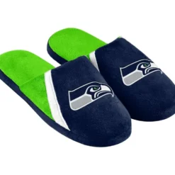 Forever Collectibles Seattle Seahawks NFL Swoop Logo Slide Slippers