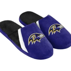 Forever Collectibles Baltimore Ravens NFL Swoop Logo Slide Slippers