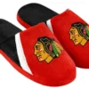 Forever Collectibles Chicago Blackhawks NHL Swoop Logo Slide Slippers