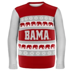 Forever Collectibles Alabama Wordmark NCAA Ugly Sweater