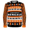 Forever Collectibles Cincinnati Bengals Wordmark NFL Ugly Sweater