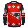 Forever Collectibles New England Patriots Team Jersey NFL Ugly Sweater