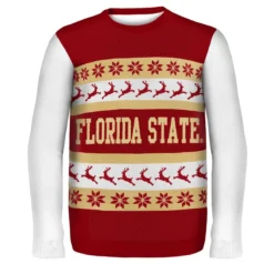 Forever Collectibles Florida State Wordmark NCAA Ugly Sweater