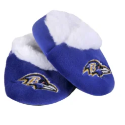 Forever Collectibles Baltimore Ravens NFL Baby Bootie Slippers