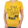 Goodie Two Sleeves The Golden Girls 'Stay Golden Japan!' Women's Mustard T-Shirt | Comfort Fit