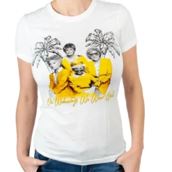 Goodie Two Sleeves The Golden Girls 'On Wednesdays We Wear Gold' Women's T-Shirt | Comfort Fit