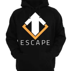 Gaya Entertainment Escape Gaming Logo Men's Black Hoodie