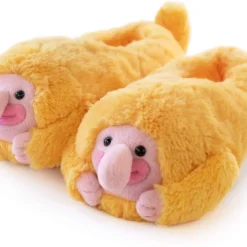 UNCUTE Proboscis Monkey Adult Plush Slippers | One Size
