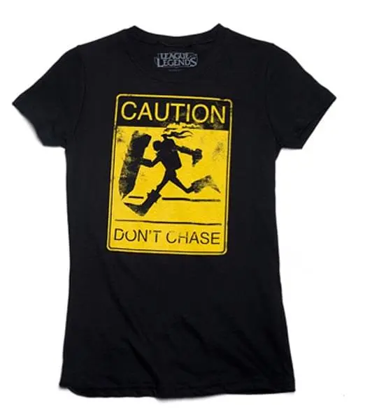 JINX Inc. League Of Legends Singed Don't Chase Me Women's Adult T-Shirt