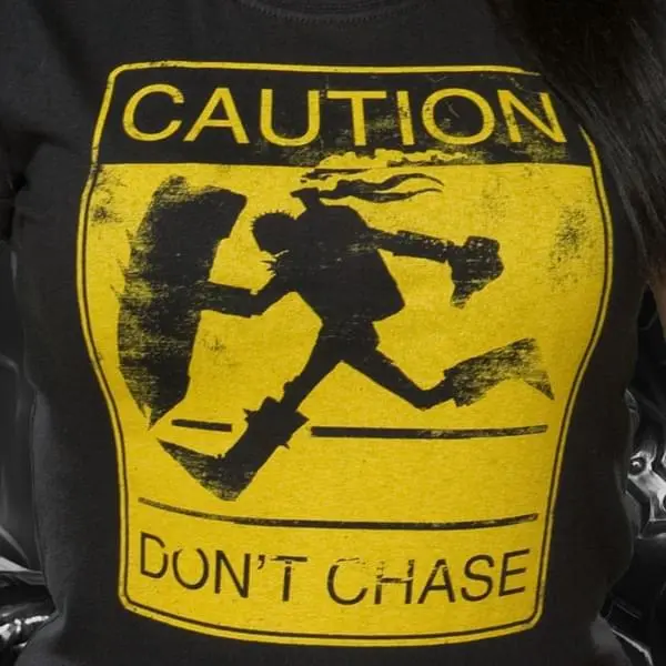 JINX Inc. League Of Legends Singed Don't Chase Me Women's Adult T-Shirt - Image 2