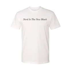 Jakprints Inc. Black-ish Nerd Is The New Black Adult White T-Shirt
