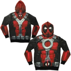 Mad Engine Inc Marvel's Deadpool Sublimated Costume Hoodie
