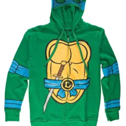 Mighty Fine I Am Leonardo Teenage Mutant Ninja Turtles Zip Up Hoodie