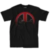 Mighty Fine Marvel Deadpool Shadows Men's T-Shirt
