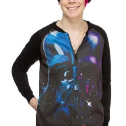 Mighty Fine Star Wars Darth Vader Space Women's Light Jacket