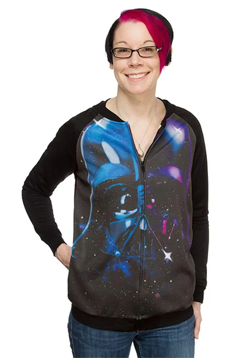 Mighty Fine Star Wars Darth Vader Space Women's Light Jacket