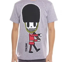 Mighty Fine Skully Guard Adult T-Shirt