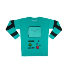 Mighty Fine Adventure Time With Finn And Jake Beemo Bmo Sweater