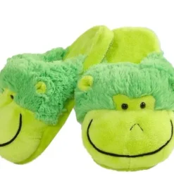 My Pillow Pets Neon Monkey Slippers