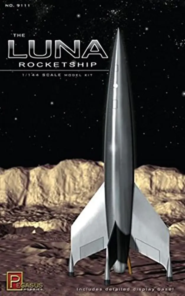 Pegasus Hobbies The Luna Rocketship 1/144 Scale Plastic Model Kit