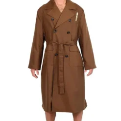 Ukonic Doctor Who 10th Doctor Brown Trench Coat Styled Men's Robe