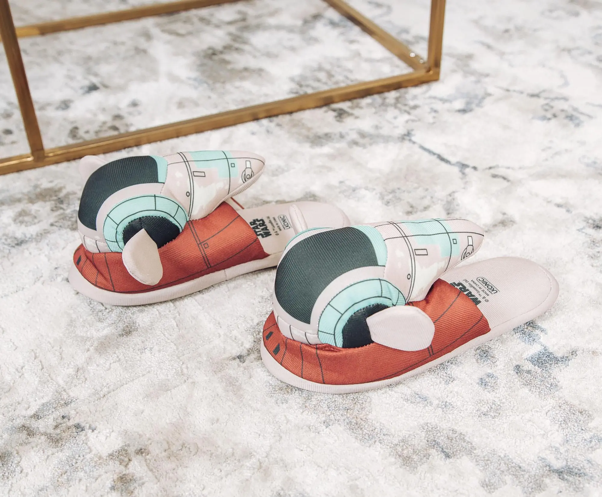 Ukonic Star Wars Boba Fett Firespray Gunship Unisex Slippers For Adults - Image 4