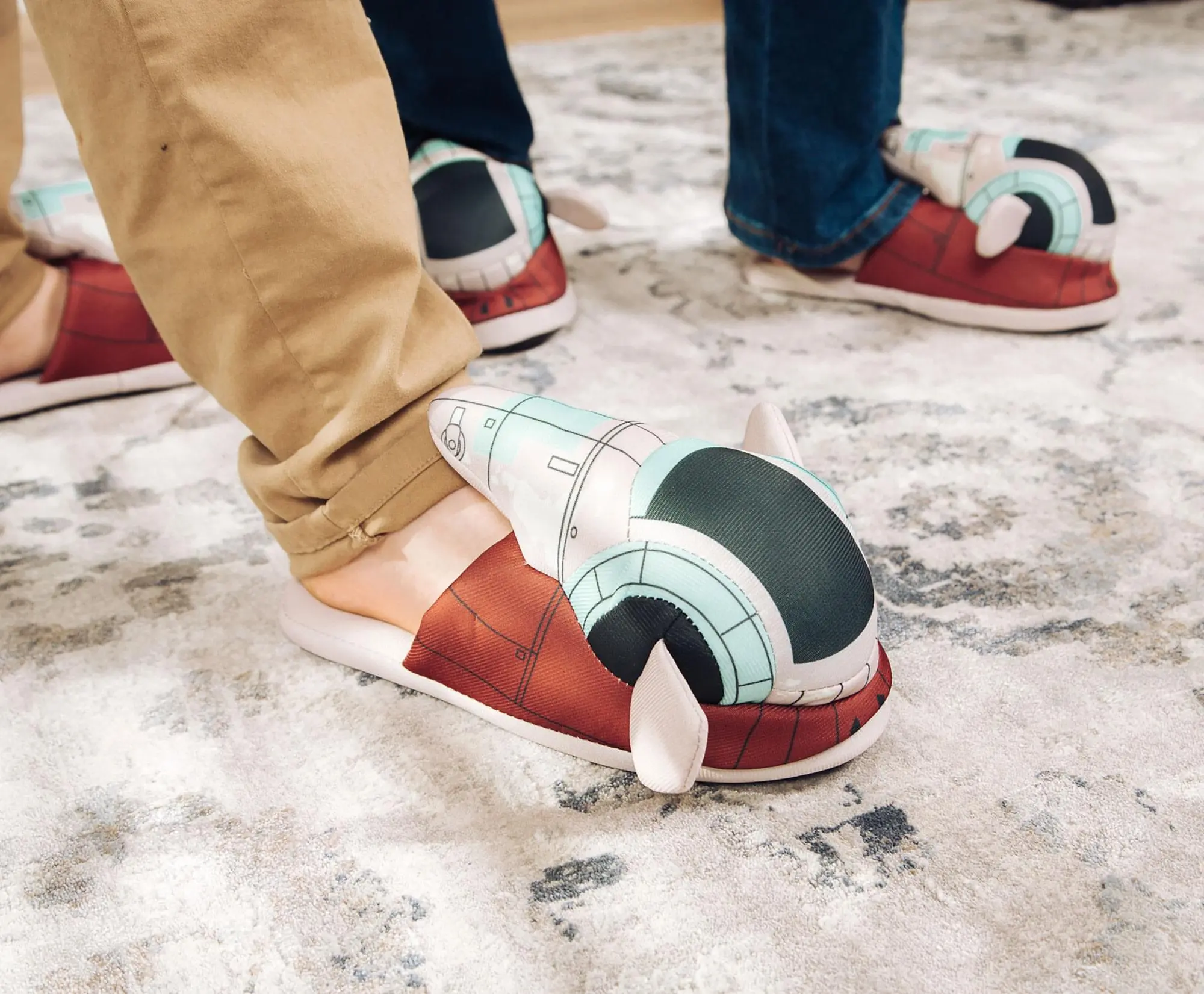 Ukonic Star Wars Boba Fett Firespray Gunship Unisex Slippers For Adults - Image 12