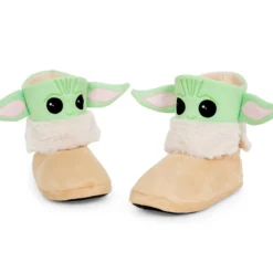 Ukonic Star Wars: The Mandalorian Grogu Women's Boot Slippers