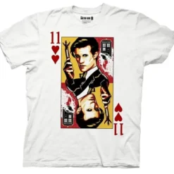 Ripple Junction Doctor Who Playing Cards Adult Premium T-Shirt