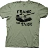 Ripple Junction Old School Frank The Tank Green Adult T-Shirt