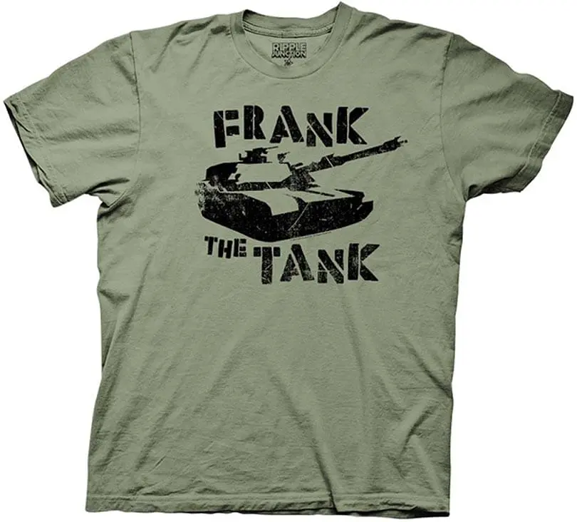 Ripple Junction Old School Frank The Tank Green Adult T-Shirt