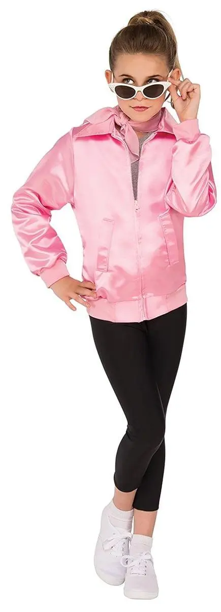 Rubies Grease Girls Black Stretch Leggings Costume Child