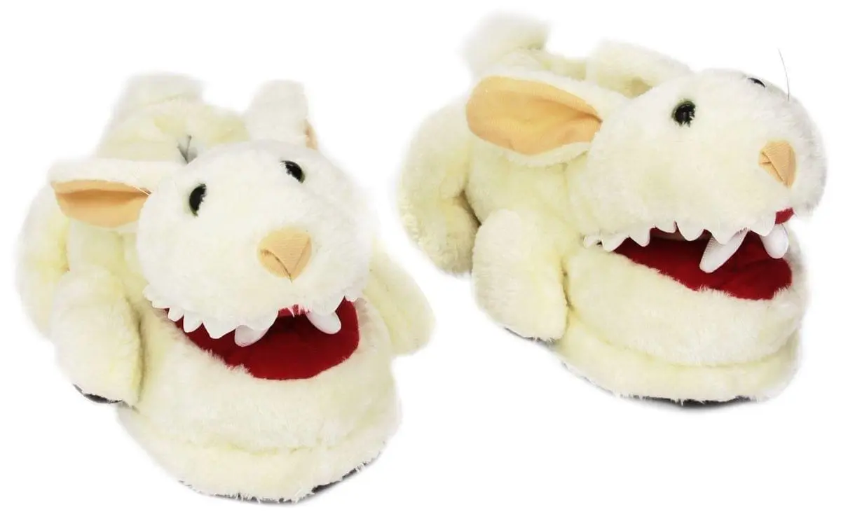 Toy Vault Monty Python Rabbit With Big Teeth Slippers