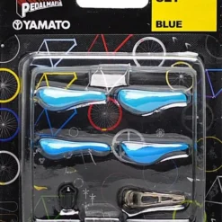 Yamato Pedal Id 1:9 Scale Bicycle: Saddle Set: Blue