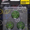 Yamato Pedal Id 1:9 Scale Bicycle: Chain Ring Set: Anodized Look Green