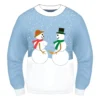 Forum Novelties Ugly Christmas Snow Couple Adult Sweater